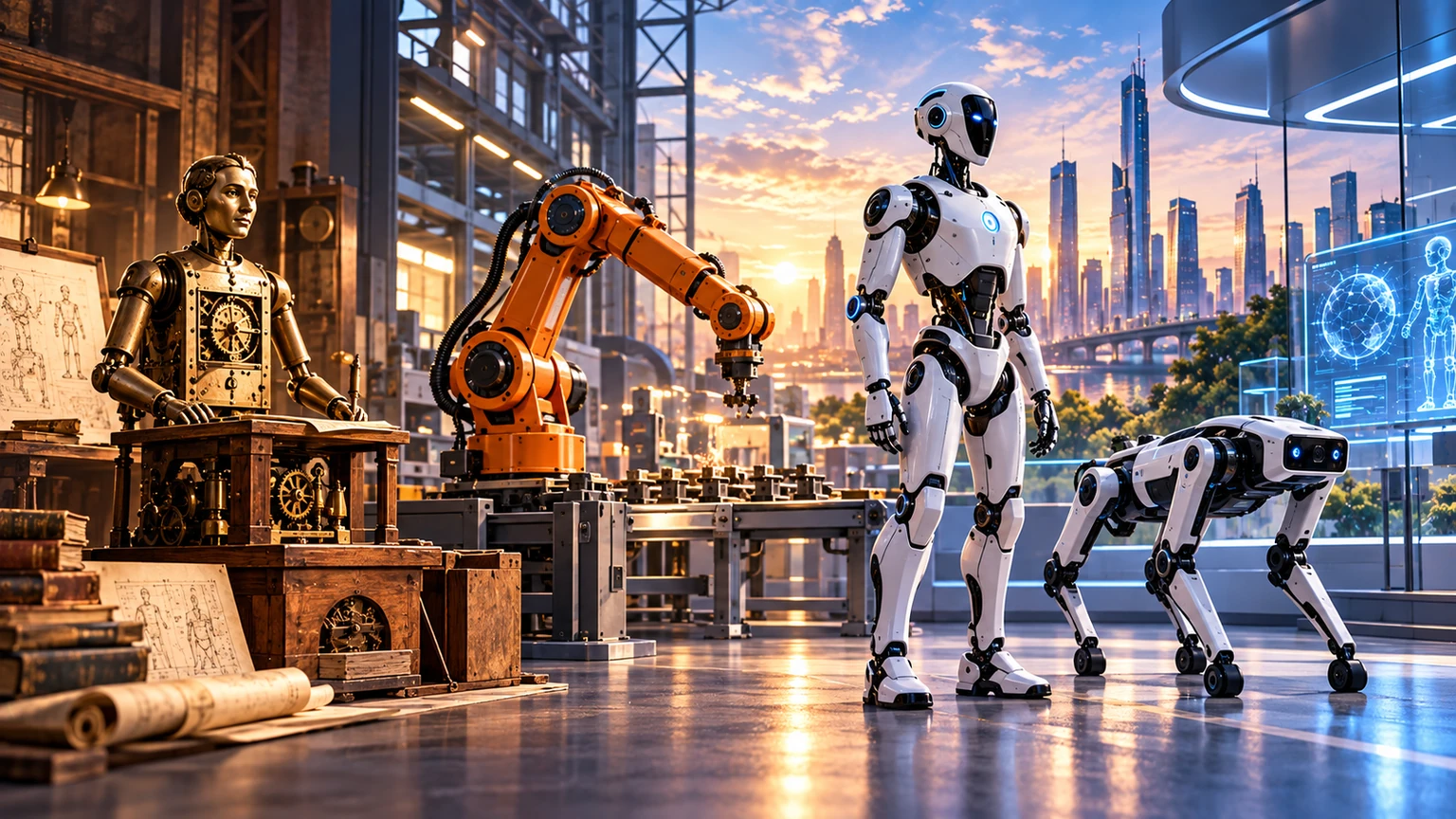 Illustration : L’histoire des robots